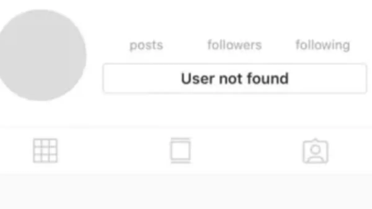 utente non trovato instagram