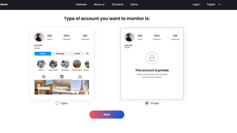 How to use Peekviewer Insta viewer app