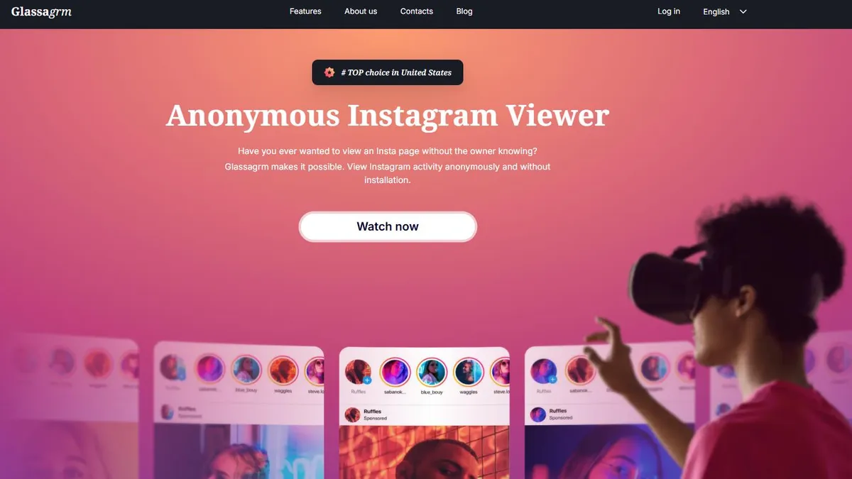 Glassagrm Anonim Instagram Görüntüleyicisi