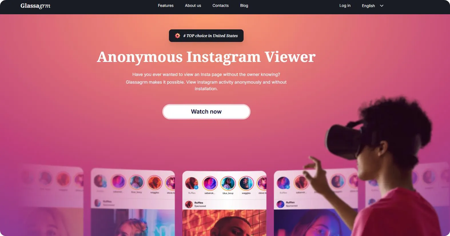 Glassagrm Anonim Instagram Görüntüleyicisi