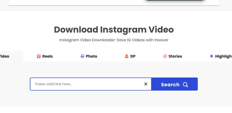 Screenshot showing step-by-step instructions for using InSaver