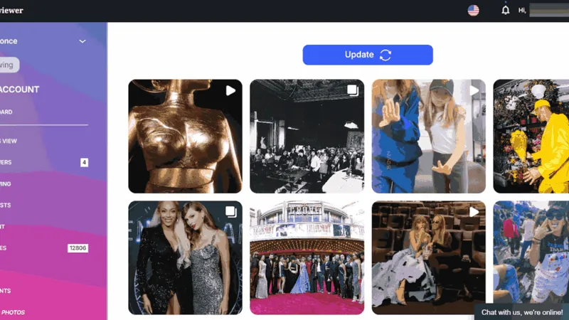 Dashboard Peekviewer