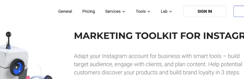 Inflact main page
