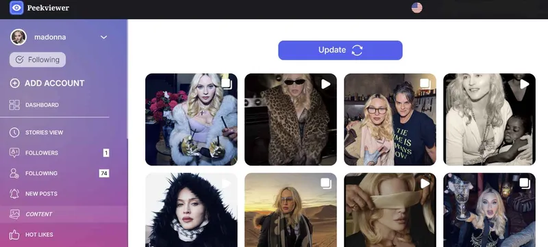 Peekviewer daschboard Peekviewer daschboard