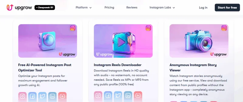 Upgrow features Upgrow features