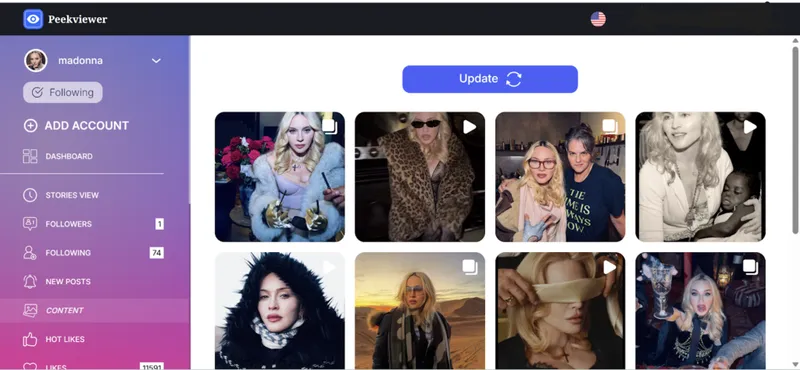Peekviewer daschboard Peekviewer daschboard