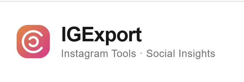 IGExport logo IGExport logo