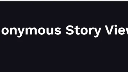 Anonymous Story Viewer Review