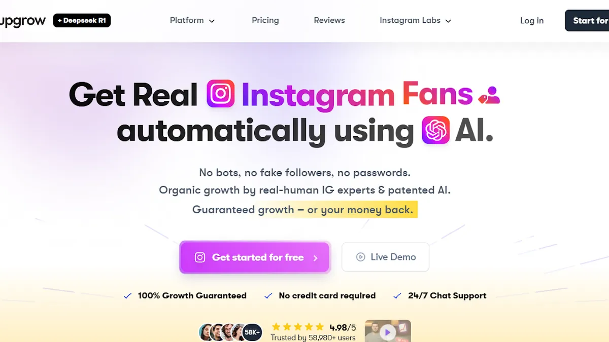 UpGrow Instagram Viewer Review