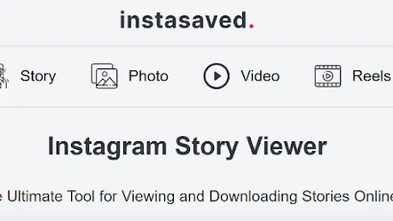 Instasaved Instagram Tool